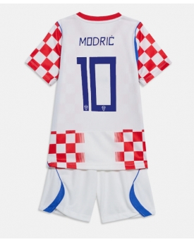 Billige Fotballdrakt Kroatia Luka Modric #10 Replika Hjemmedraktsett Barn VM 2026 Kortermet (med bukser)